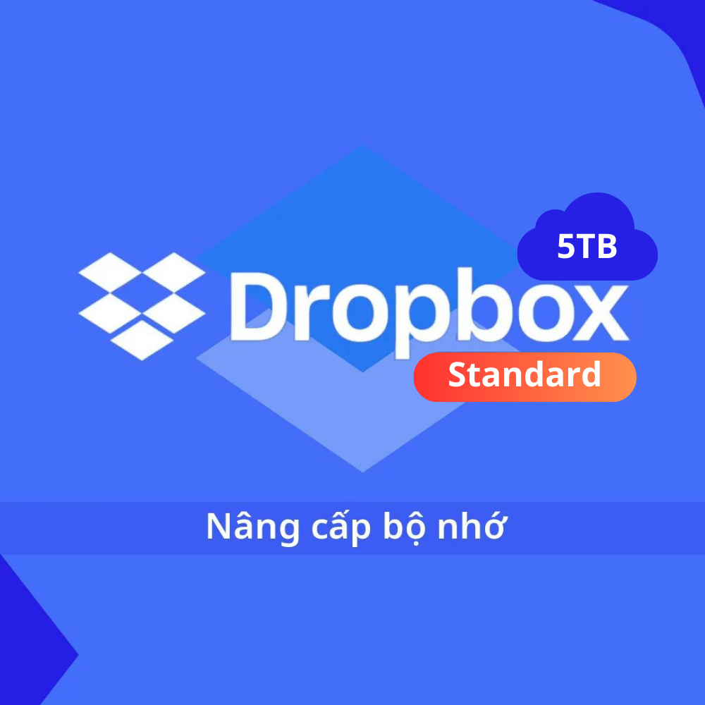 Nâng cấp bộ nhớ Dropbox Professional 3TB 12 tháng chính chủ