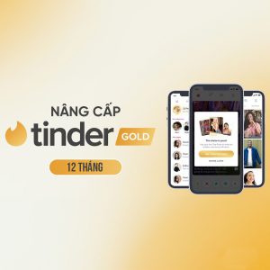 Mã kích hoạt Tinder Gold 12 tháng – Ứng dụng hẹn hò, trò chuyện